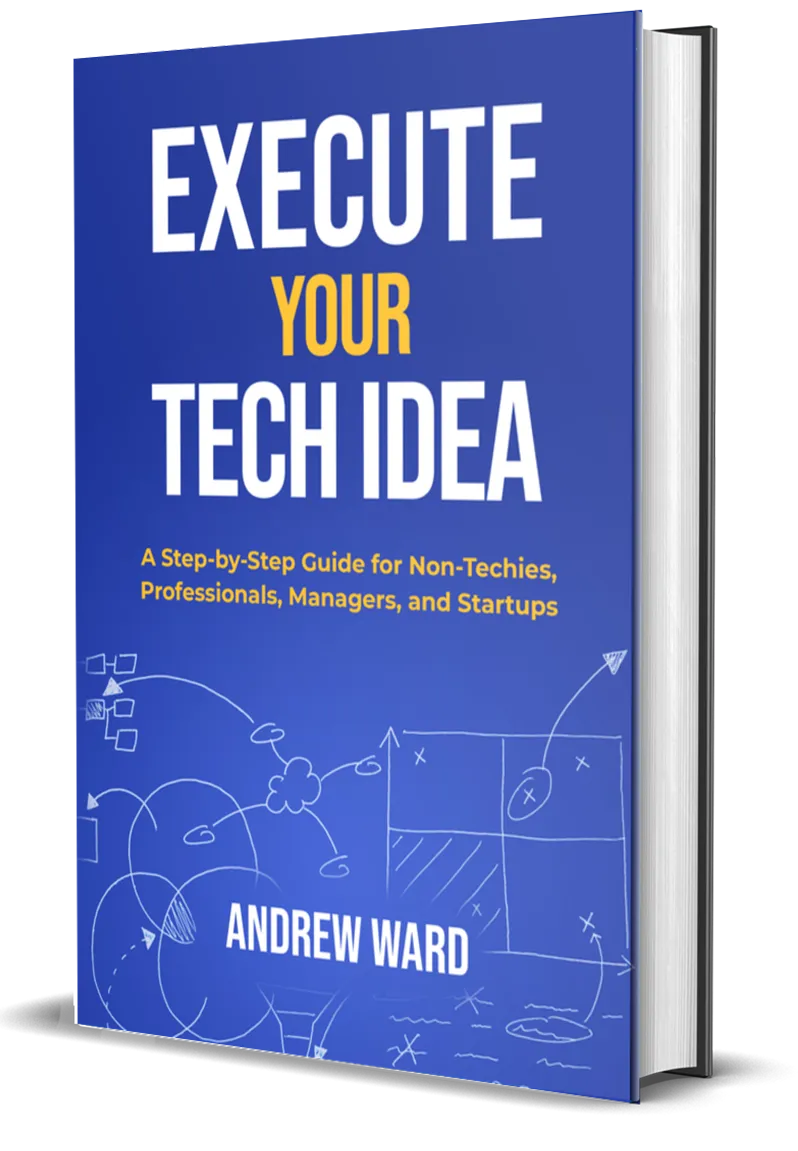Execute Your Tech Idea, 3D hardback cover